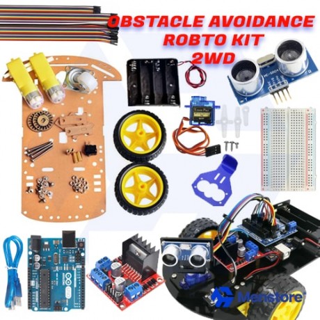 Obstacle Avoidance 2WD Smart Robot Car Kit - Pack C