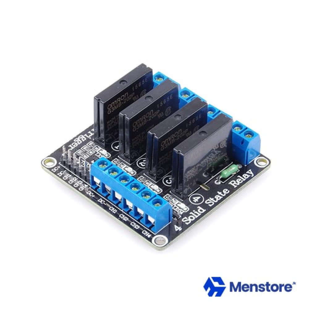 4 Channel Solid State Relay Module ( 4CH SSR Module 5V DC)