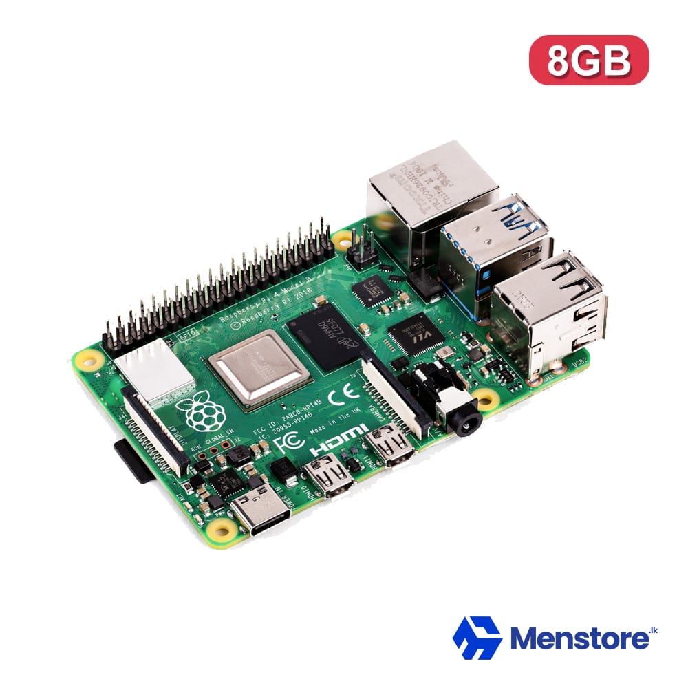 Raspberry Pi 4 Model B 8GB 4 Core CPU 1.5Ghz Development Board