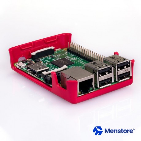 Raspberry Pi 3 Official Enclosure Box Red White