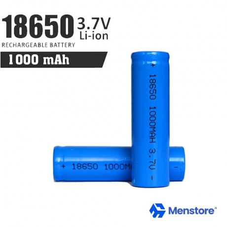 18650 3.7V 1000mah Rechargeable Li-Ion Battery